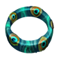 Glaze Peacock Ring