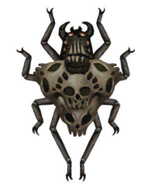 skull spider specimen decoration vigiltln icon wiki